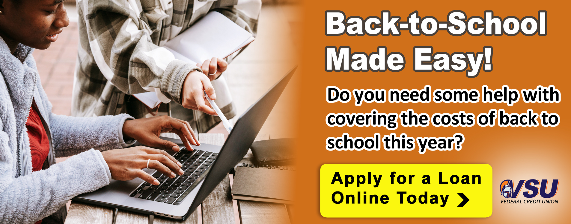 Back to school loan promotion