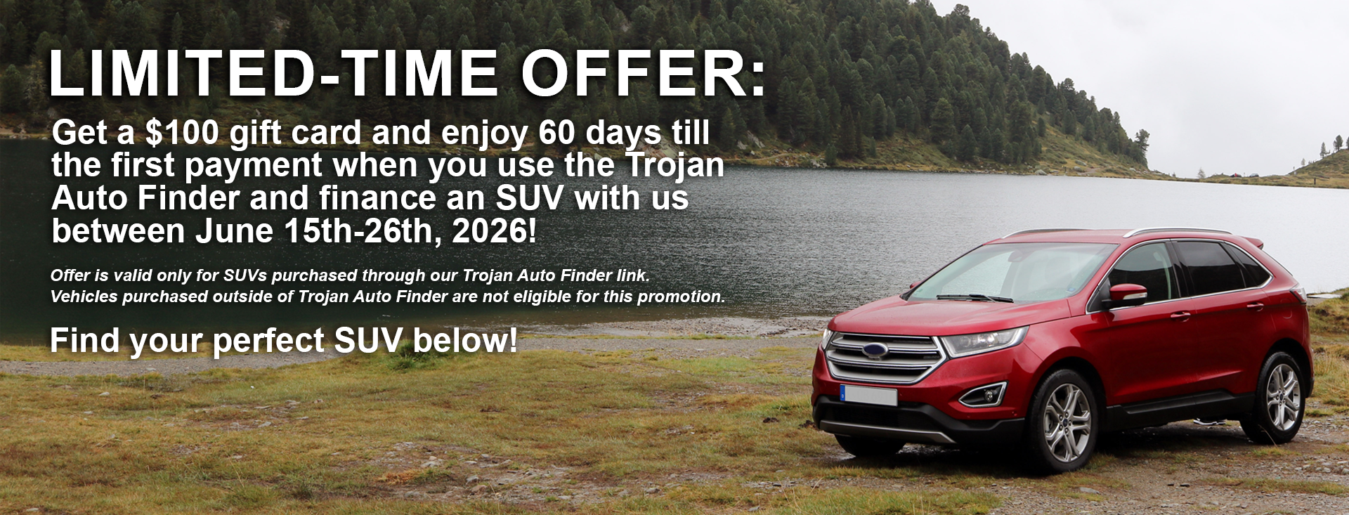 SUV promo